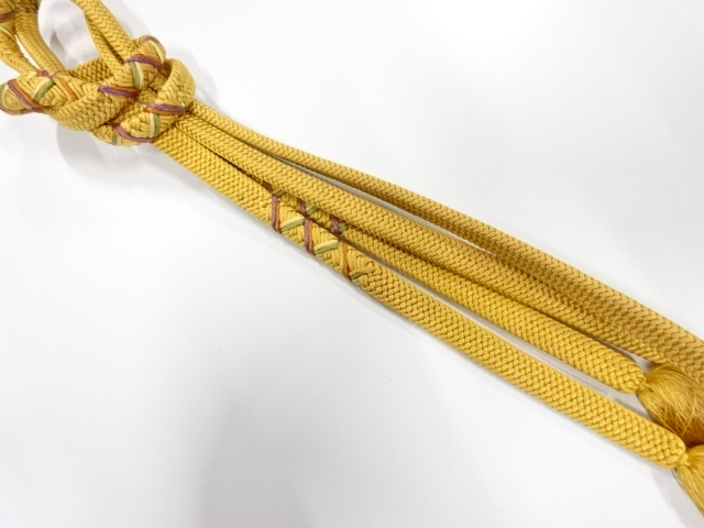 正絹　手組帯締め